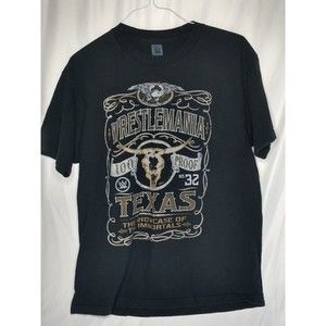 WWE Wrestlemania 32 TShirt The Rock Hulk Hogan Size Large